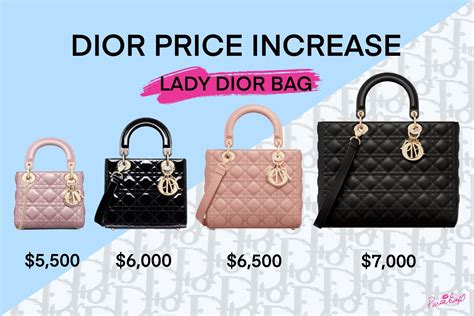 euro dior bag price list.